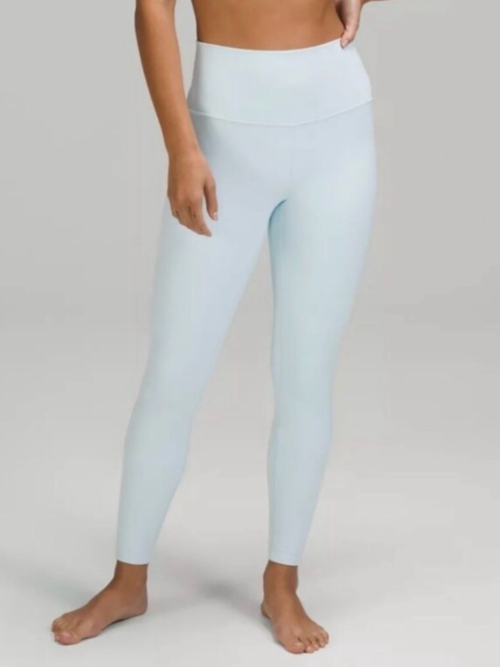 Lululemon Align HR Pant 25” Pant High-Waist Light Powder Blue Leggings Dbl Lined